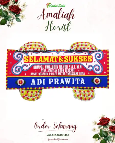 Papan Bunga Ucapan Selamat Simbarejo